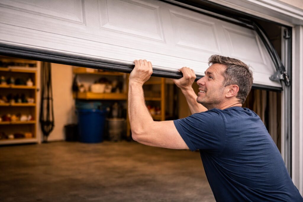 Garage Door Feel Unusually Heavy