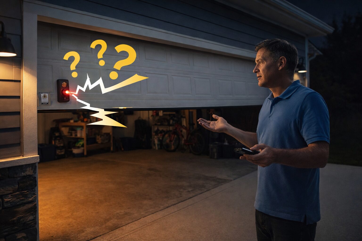 Why Won’t My Garage Door Close at Night? - Garage Door In My Area